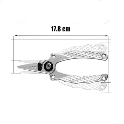 7 inch Fishing Pliers, Aluminum Fishing Pliers, Fishing Pliers Saltwater, Hook Remover, Split Ring Pliers, Line Cutter, Fishing Tool, Fishing Gifts, Fishing Gear