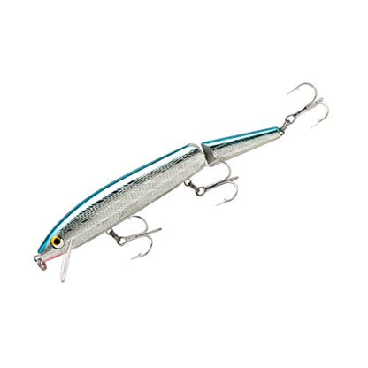 Rebel Lures Jointed Minnow Crankbait Fishing Lure - color: Silver/Blue, size: 5 1/2 in (11/16 oz)
