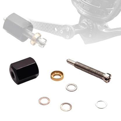 Wire Removal Tool with 4 Metal Gaskets for Fishing Reels, Replace Inner Beas, Stainless Steel Washers 0.1mm & 0.5mm