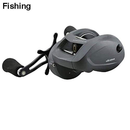 Okuma Komodo SS Large Capacity Aluminum Frame Stainless Steel Gears Low Profile Baitcaster - size: KDS-471: 7.1:1, 220YDS-20lb, style: Paddle Handle - Right Hand