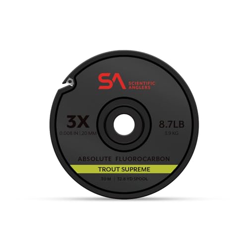 Scientific Anglers Absolute Fluorocarbon Trout Supreme Tippet - size: 3X