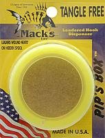 Mack’s Lure Pip's™ Box & Leader Caddy - color: Chartreuse, size: 3 3/8"