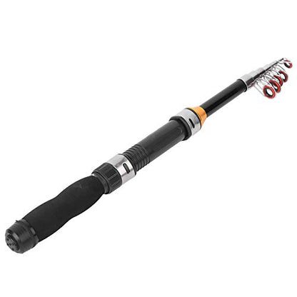Telescoping Fishing Rod, Short Saltwater Telescopic Fishing Pole for Boat Fishing for Ice Fishing(1 Meter)