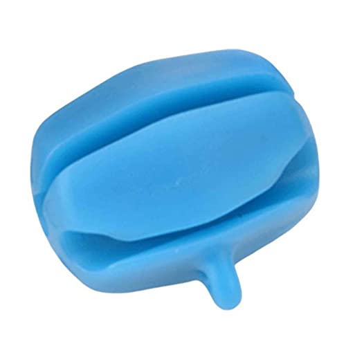 Portable Fishing Rod Fixed Ball Rod Puller Fixed Ball Practical Stop Lever Beam Soft Anti Collision Pole Ball for Outdoor Fishing, Light Blue