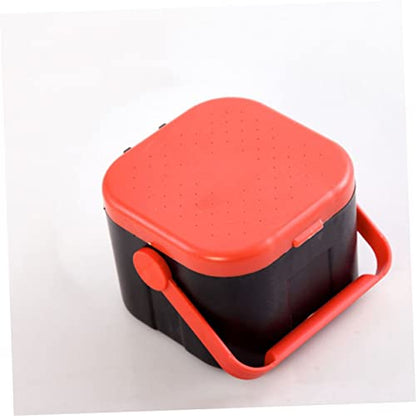 Storage Box Hydrating Clam Worm Container for Live Bait Breathable and Practical Design for Storing and Blood Easy to Clean Present