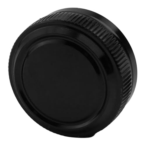 Fishing Reel Spool Tension Knob Cap Replacement Part Aluminum Alloy Compatible With Baitcast Reels (Fits Similar Metanium-Style Models) With Knurled Threads And Gaskets(black)