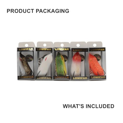 Topwater Fishing Lure Bass Fishing Frog Fishing Hollow Body Frog Bass Pike Snakehead Lure Bait - color: Mix-Color/1 - 5pcs