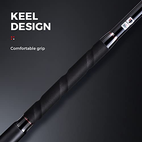 BERRYPRO Surf Spinning Rod Carbon Fiber Surf Rod Travel Fishing Rod (9'/10'/11'/12') - style: 11'-spinning-2pc