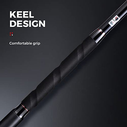 BERRYPRO Surf Spinning Rod Carbon Fiber Surf Rod Travel Fishing Rod (9'/10'/11'/12') - style: 11'-spinning-2pc