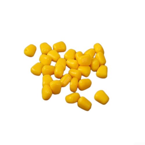 100Pcs Soft Silicone Fake Corn Fishing Lures, Artificial Floating Maize Bait With Strong Attracting Scent For Freshwater, Sea And Taiwan Fishing