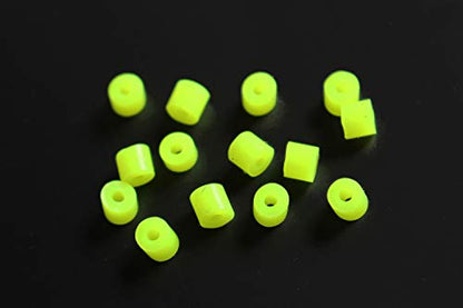 Tigofly 200 pcs 4 Colors Silicone Band Fishing Skirts Fly Tying Materials | SpinnerBait Buzzbait Fishing, Hand Fittings, Fishing Accessories, Fly Tying Tools - color: Flo-Yellow