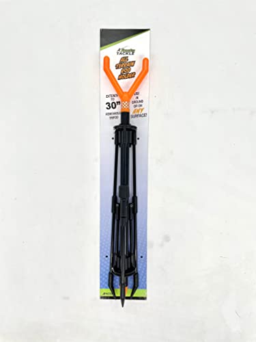 FISHIN' STIX All Terrain Combo - Includes 30" Rod Holder and All Terrain Stand Tripod - style: Orange