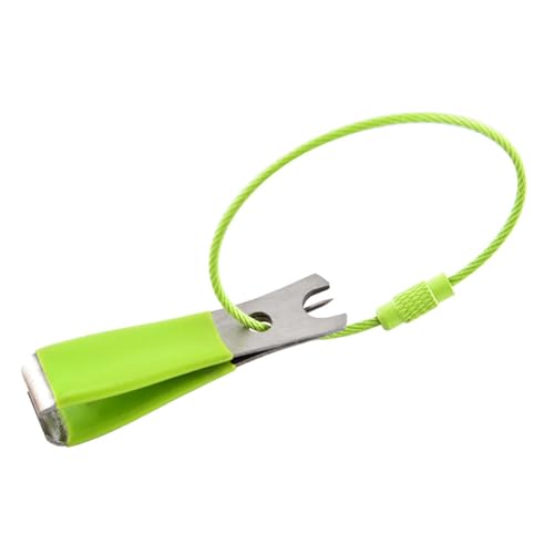 Fly Tying Fishing Line Cutter Scissors Stainless Construction Sliding Mechanism for Easy Carrying on Vests Bags Fishing Braided Line Scissors - color: Green