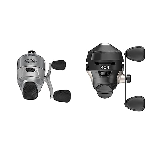 Zebco 33 Platinum Spincast Reel, 5 Ball Bearings (4 + Clutch), Instant Anti-Reverse with a Smooth Dial-Adjustable Drag, Powerful All-Metal Gears and Spooled with 10-Pound Cajun Line