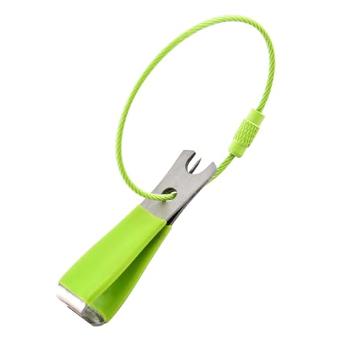 Fly Tying Fishing Line Cutter Scissors Stainless Construction Sliding Mechanism for Easy Carrying on Vests Bags Fishing Braided Line Scissors - color: Green