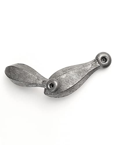 BLUEWING Bank Sinker 1LB/2LB/3LB/5LB/6LB Box Fishing Weights Saltwater Bullet Lead 1oz,2oz,3oz,5oz,8oz,10oz,12oz,16oz,32oz - style: #19 12oz, 4 Pack
