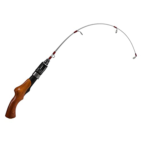 Ice Fishing Rod Lightweight Ice Fishing Gear Portable Spinning Rod 23" Ice Fishing Pole Winter for Trout Walleye Perch Panfish Crappie - style: Ice Fishing Rod