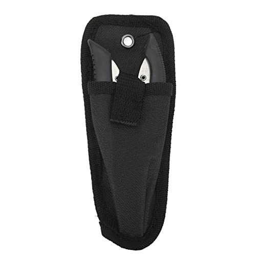Fishing Pliers Multi Function Lure Pliers with Curved Mouth Stainless Steel Fishing Hook Remover and Line Cutting Scissors Braid Cutters for Outdoor Fishing Durable (Black) - color: Black