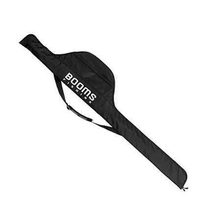 Booms Fishing PB1 Fishing Rod Case, Portable Folding Fishing Pole Case, Fishing Spinning Rod Bag, Store Up to 2 Fishing Poles with Reels, 4.4ft/53inch