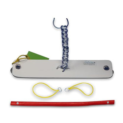 Knot Tying Kit - Simulator Board to Practice Knotting Techniques, Includes Practice Board, Extra Long Cord/Rope, Advanced Components, Ideal Gift for Students, Knot Tying Industries