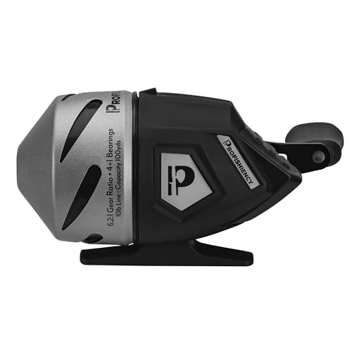 Sniper Economy Micro Spincast Reel - style: Sniper Economy Spincast Reel Black/Silver Clam Pack
