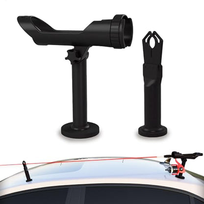 SnapMount M - Magnetic Fishing Rod Holder for Car – Fishing Pole Roof Rack for SUV, Cars, Truck Beds with Strong Magnets – Easy Install, Highway Tested, Weather Resistant – Fly Rod Holder for Car