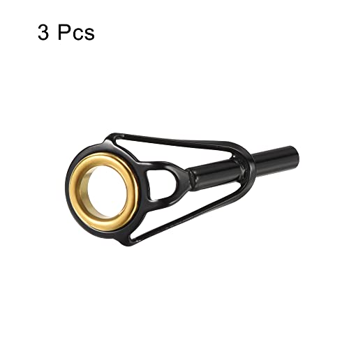 PATIKIL Fishing Rod Tips Repair Kit Stainless Steel Ring Guide for Saltwater Freshwater Fishing - size: 2.2mm