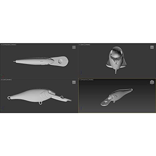 Blank Unpainted Minnow Crankbait Topwater Lipless Jerkbait Fishing Lures - color: UPC187P10