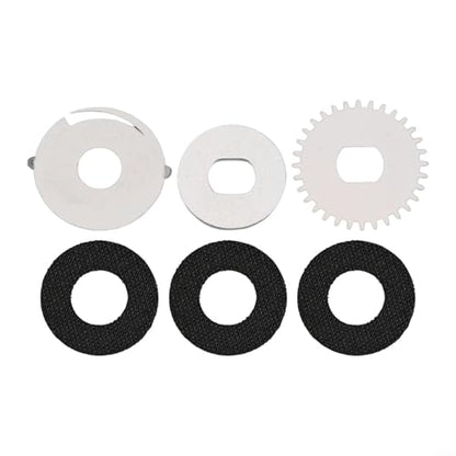 Drag Clicker Kit For Daiwa For Steez Right Hand Baitcasting Reel Carbon Fiber Stainless Steel Washers Set Sprocket Drag Clicker Metal Washers 25Mm 20Mm 27.2mm 21.1mm Fishing Tackle Repair