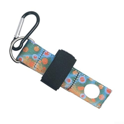 Fly Fishing Floatant Sinkant Bottle Holder Nylon Fly Fishing Accessories with Karabiner Clip Brook Trout Webbing Organizer for Waistcoat or Jacket