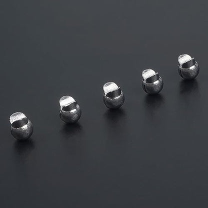 Split Shot Fishing Weight 110pcs Fishing Weights Sinkers Removable Clip On Fly Fish Line Round Lead Weights for Bass Trout Walleye - size: 1/20 oz (110 pcs)