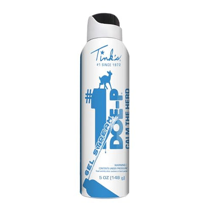 TINK'S #1 Doe-P Calming Non-Estrous Urine Spray Gel Deer Attractant for Hunting (5 oz Can) - Superior & Long Lasting Hunting Scents - Hunting Lure/Attractant - Advanced Deer Hunting Lure