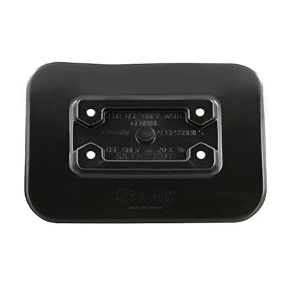 Scotty 0341-BK Glue-On Pad for Inflatable Boats, black | Includes Stainless Steel Fasteners - size: One Size