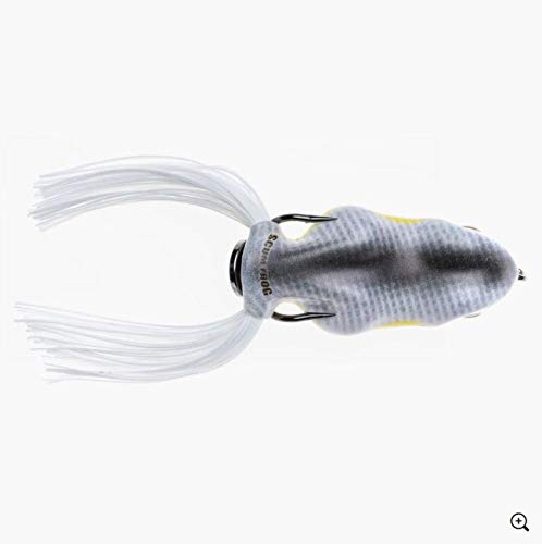 Scum Frog Trophy Series Topwater Bass Fishing Hollow Body Frog Lure with Weedless Hooks - color: Shameless Shad, size: 5/8 Ounce