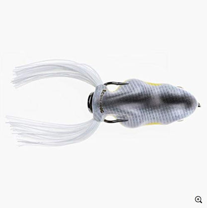 Scum Frog Trophy Series Topwater Bass Fishing Hollow Body Frog Lure with Weedless Hooks - color: Shameless Shad, size: 5/8 Ounce