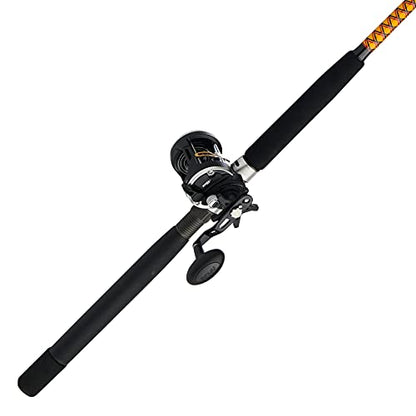 Ugly Stik Bigwater Casting Fishing Rod & Penn Rival Level Wind Conventional Reel Combo - style: 20 Size Reel - 7' - Medium - 1pc