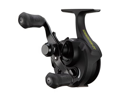 13 Fishing - Descent - Inline Ice Fishing Reel - 2.7:1 Gear Ratio - Left Hand Retrieve (Gen 2) - D2-2.7-LH, Black