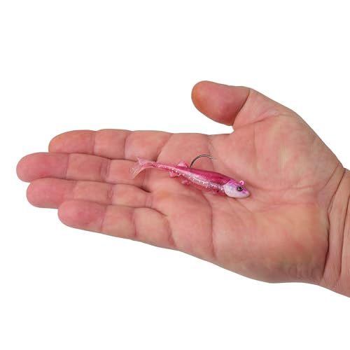 Berkley PowerBait Minnotator Fishing Soft Bait - color: Pink Shiner, size: 3 in - 1/4 oz
