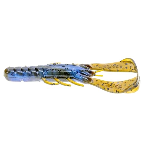 Strike King Rage Scounbug Soft Bait Fishing Lure, 3.5", 2 Rage Flange Pincers - color: Blue Craw