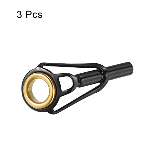 PATIKIL Fishing Rod Tips Repair Kit Stainless Steel Ring Guide for Saltwater Freshwater Fishing - size: 2.8mm
