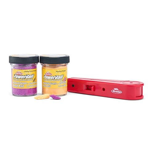 Berkley PowerBait Trout Fishing Dough Bait - color: Peach & Grape Multipack