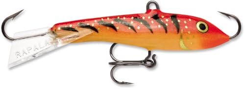 Rapala Shadow Rap (itemprop: name) - color: Glow Red Tiger, size: Body Length: 1-1/2"