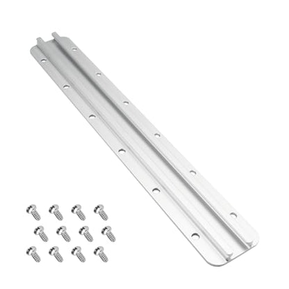 Aluminum Kayak Track, Kayak Rail for Fishing Rod Holder, Kayak Rail Track for Paddle Holders, Kayak Gear Track Accessories for Cup Holder, Kayak Accessories Mount Track - size: 12 Inch