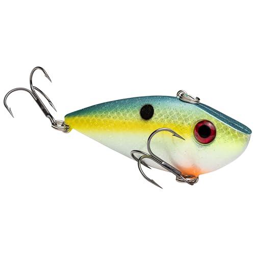 Strike King Red Eyed Shad Fishing Lure - color: Chartreuse Sexy Shad, size: 0.5 ounce