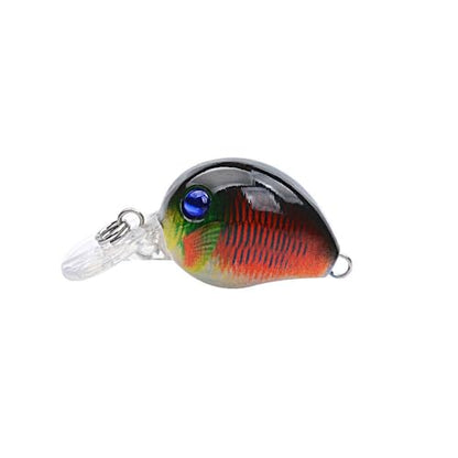 9Pcs 3.3CM/2G Fishing CrankBait Lures – Single Hook Wobbler Baits with Floating Design for Freshwater Bass Trout