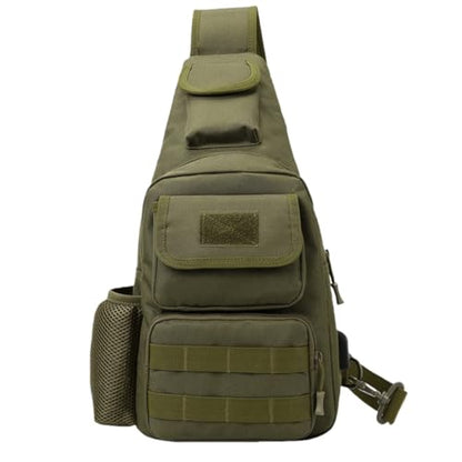 Waterproof Fly Fishing Sling Pack, Waterproof Fishing Tackle Bag Backpack Oxford Cloth Chest Shoulder (Green) - color: Green