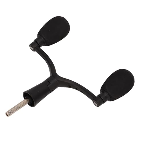Aluminum Alloy Fishing Reel Double Rocker Arm Handle – 9.5cm Grip with 4.4mm Hex Shaft Replacement for Spinning & Baitcasting Reels