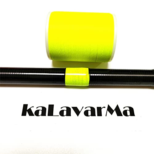 (8pcs*240yd) Kalavarma Rod Wrapping Thread for Fishing Rod Wrapping Thread Rod Building Repair - style: Fluorescent klm 010