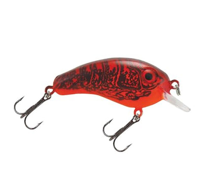 Crappie Magic Crankbait (2 Inch Crappie Lure) Made in the USA - color: CHILI BOWL