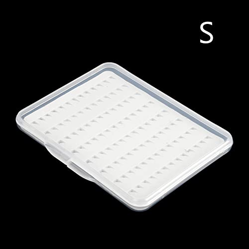 Youngy Outdoor Easy-Grip Foam Clear Fly Lures Hook Box Fishing Tool Plastic Fishing Flies Hooks Storage Boxes Fly Hook Box